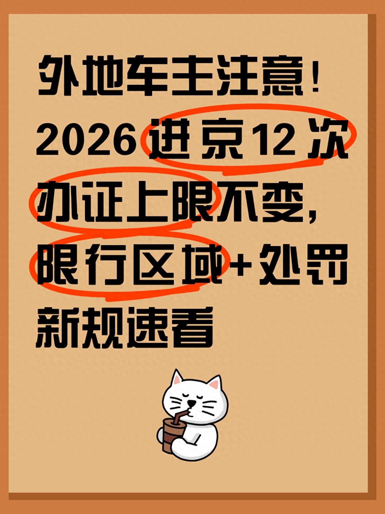 2026 年北京外地车进京限行新规及违规处罚标准全解析
